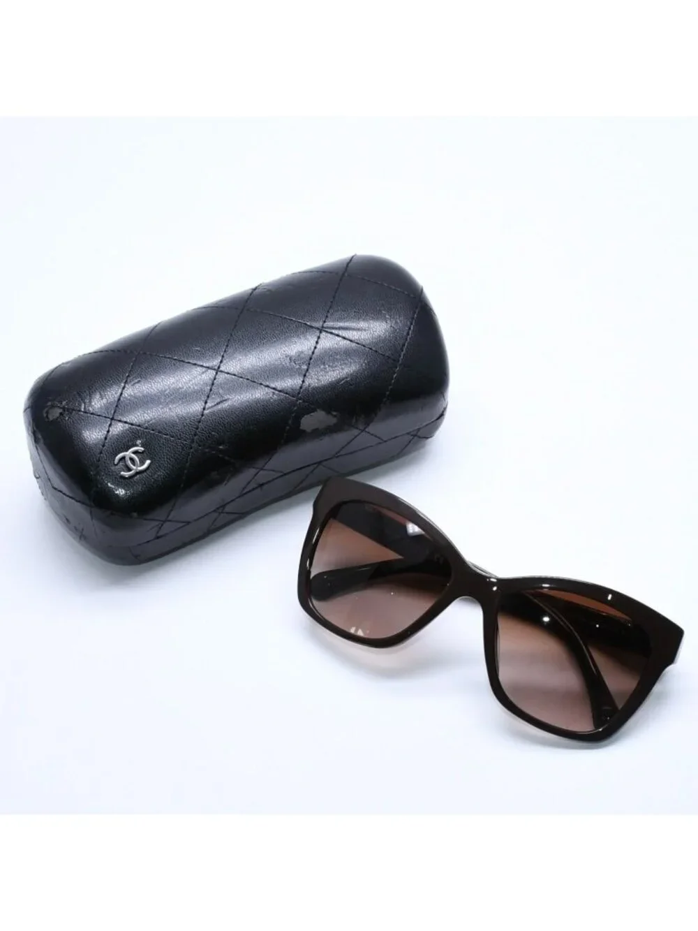 Chanel Sunglasses Eyewear CC Logo S5 Brown